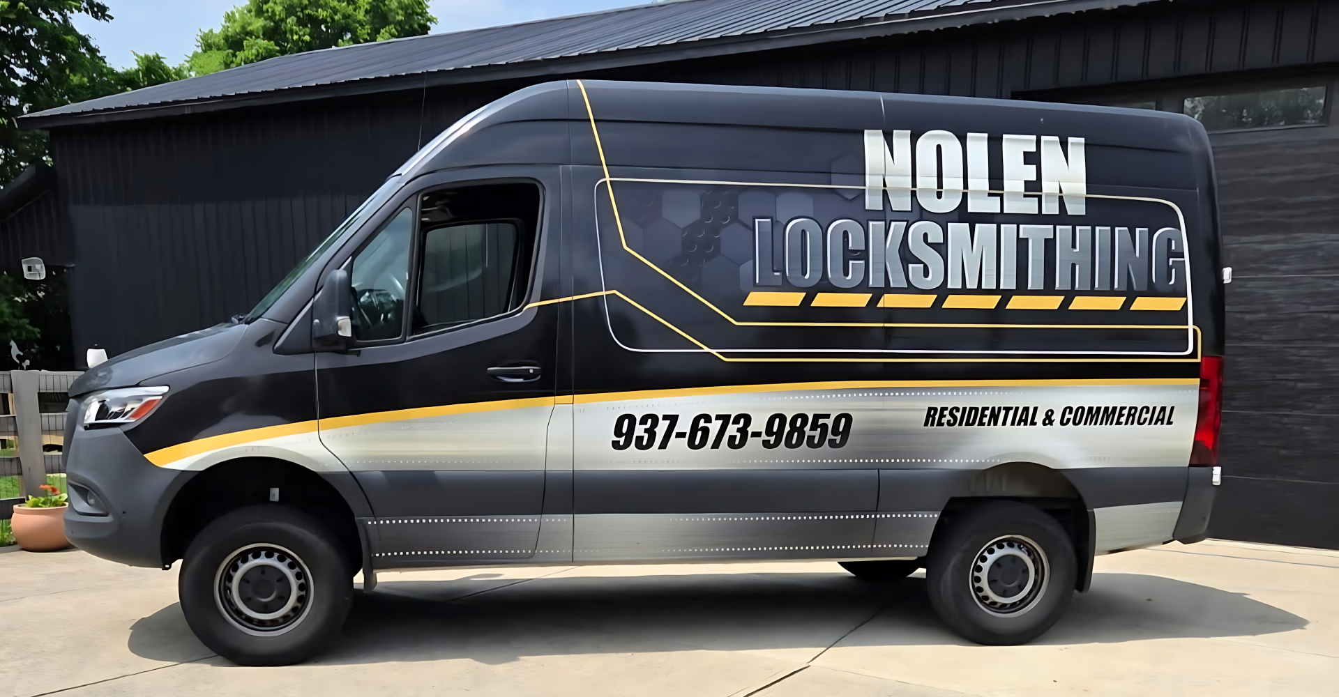 Nolen Locksmithing Work Van
